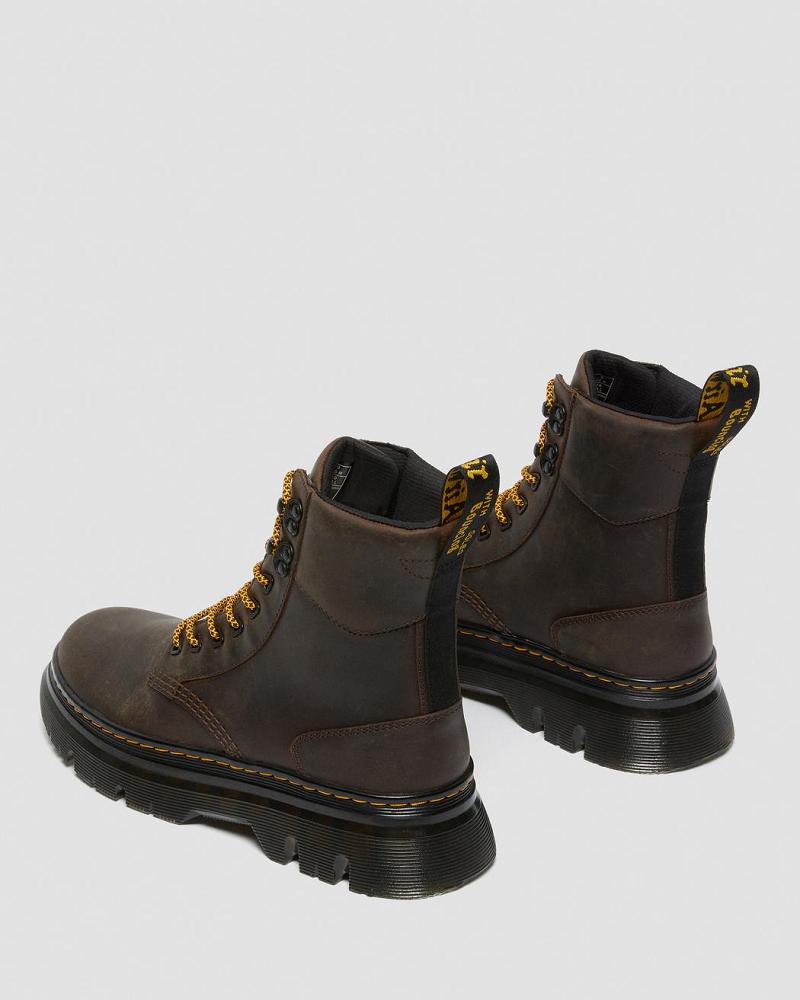 Dr Martens Tarik Crazy Horse Læder Fritidsstøvler Dame Mørkebrune | DK 93BEX